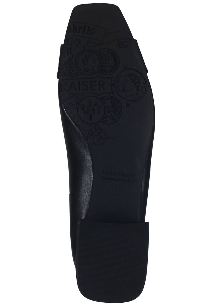Peter Kaiser Ballerinas Leder Schwarz