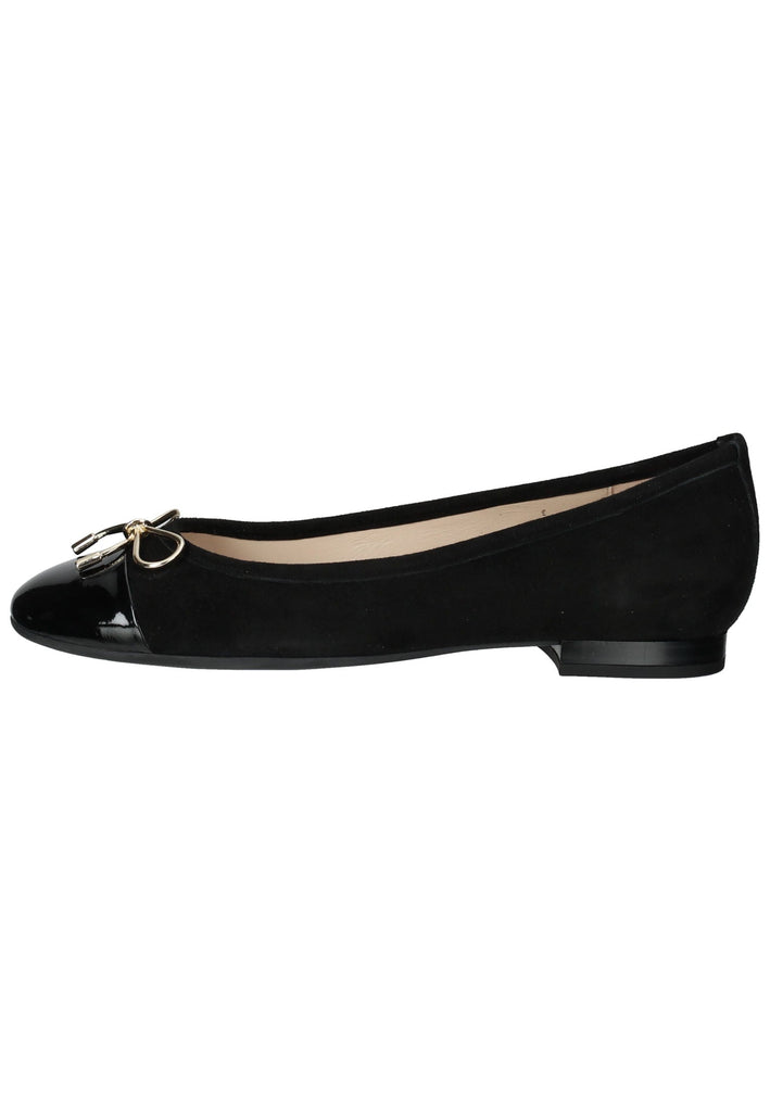 Ballerinas Peter Kaiser Ballerinas Veloursleder Schwarz Lack