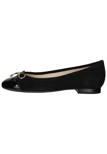 Ballerinas Peter Kaiser Ballerinas Veloursleder Schwarz Lack