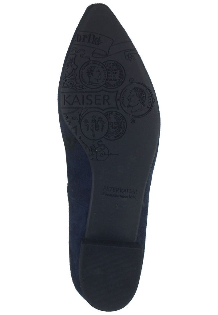 Peter Kaiser Ballerinas Veloursleder Blau