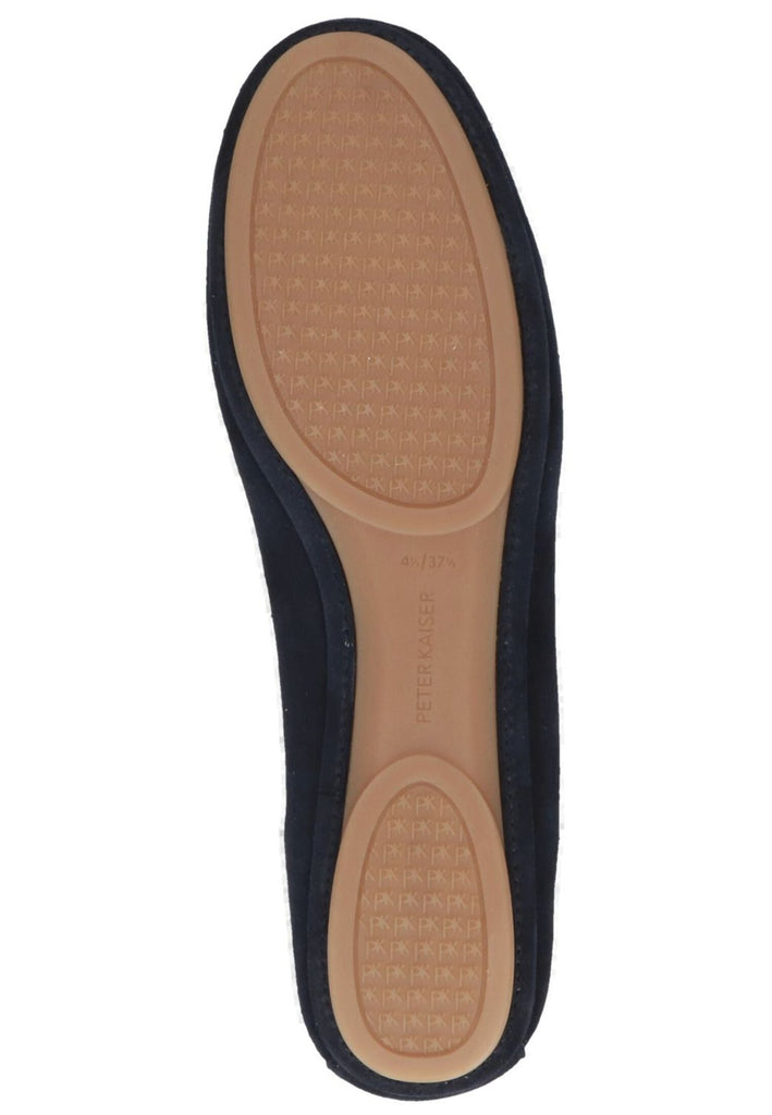 Peter Kaiser Ballerinas Veloursleder Dunkelblau
