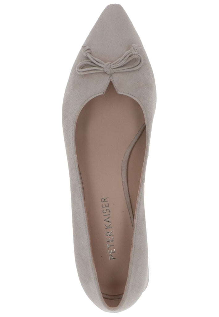 Peter Kaiser Ballerinas Veloursleder Sand