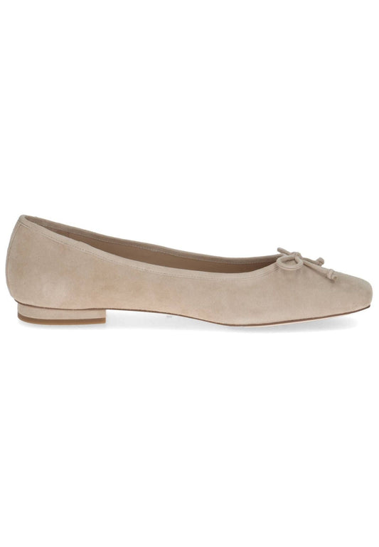 Peter Kaiser Ballerinas Veloursleder Sand