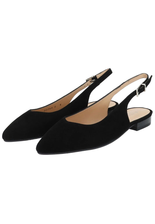 Peter Kaiser Ballerinas Veloursleder Schwarz