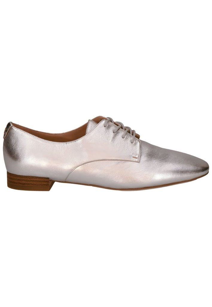 Peter Kaiser Halbschuhe Leder Silber