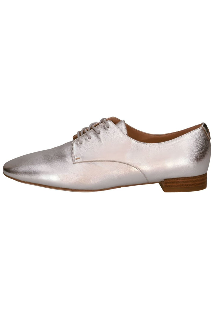 Halbschuhe Peter Kaiser Halbschuhe Leder Silber