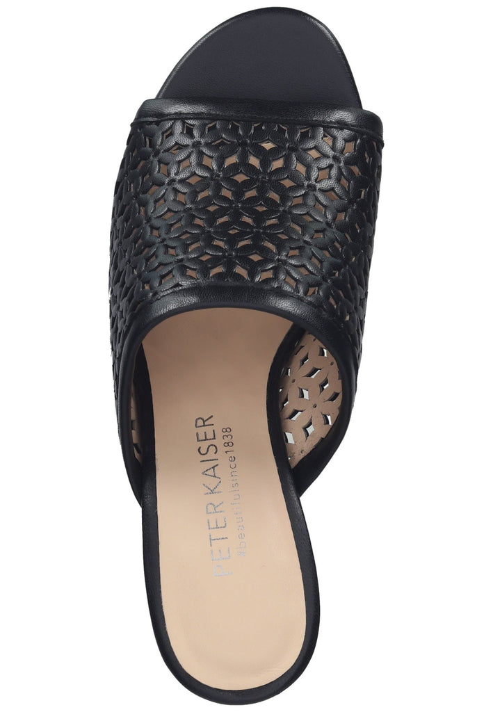 Peter Kaiser Pantoletten Leder Schwarz