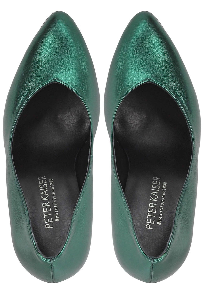 Peter Kaiser Pumps Leder Grün
