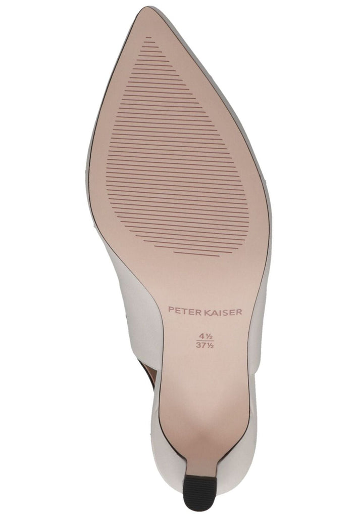 Peter Kaiser Pumps Leder Offwhite