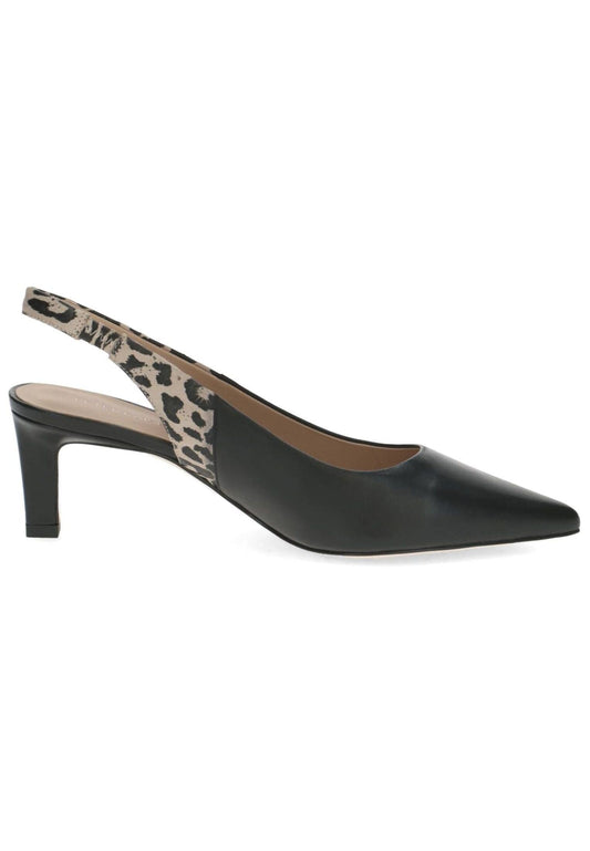 Peter Kaiser Pumps Leder Schwarz