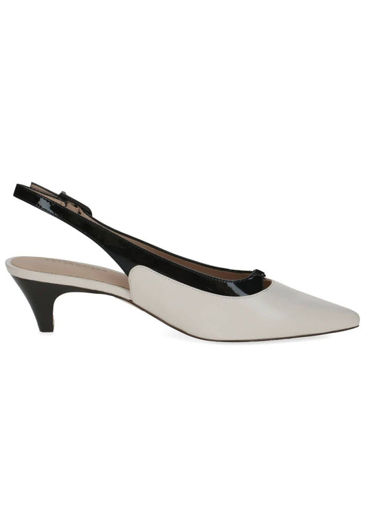 Peter Kaiser Pumps Leder Schwarz/Beige