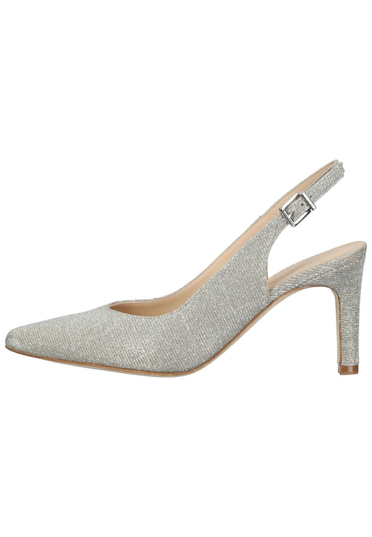 Peter Kaiser Pumps Leder/Textil Sand