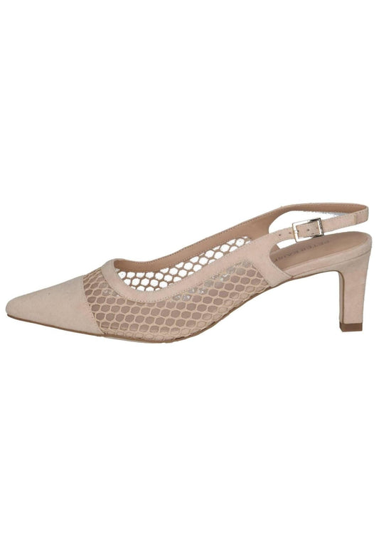 Peter Kaiser Pumps Leder/Textil Sand