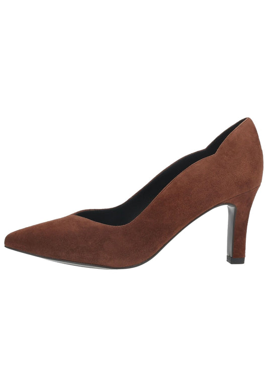 Peter Kaiser Pumps Veloursleder Braun