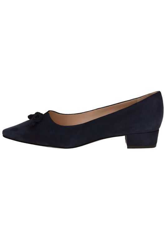 Peter Kaiser Pumps Veloursleder Dunkelblau