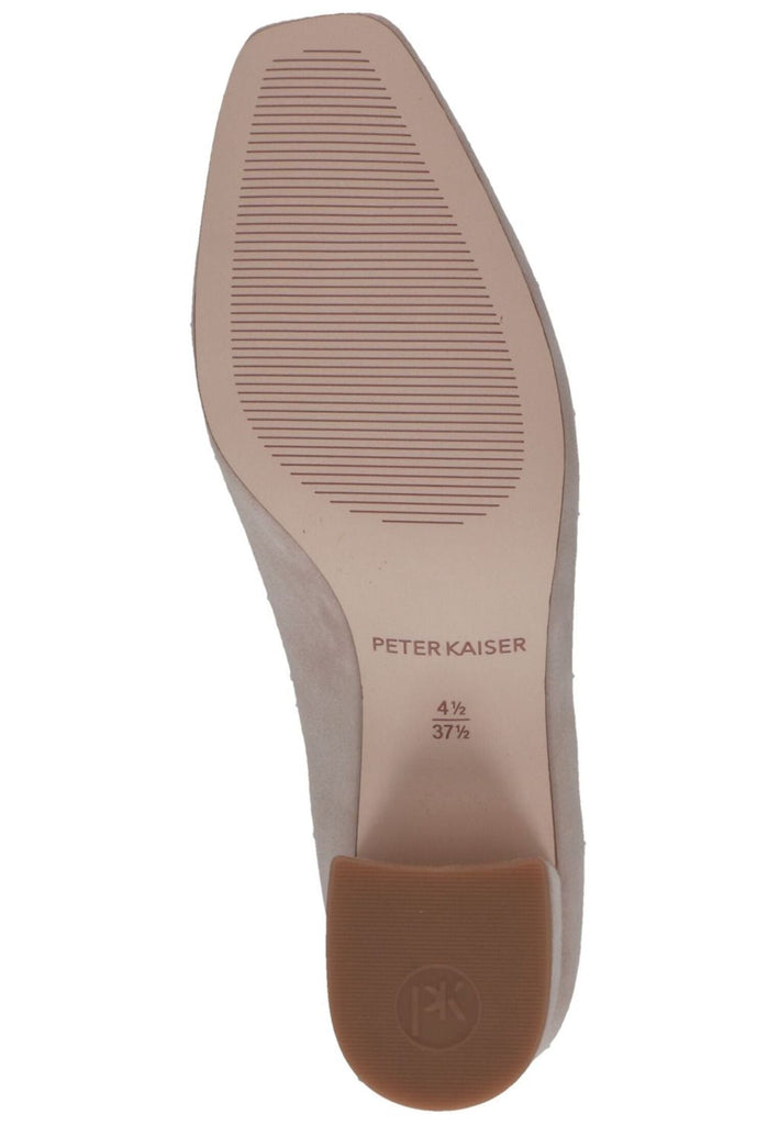 Peter Kaiser Pumps Veloursleder Sand
