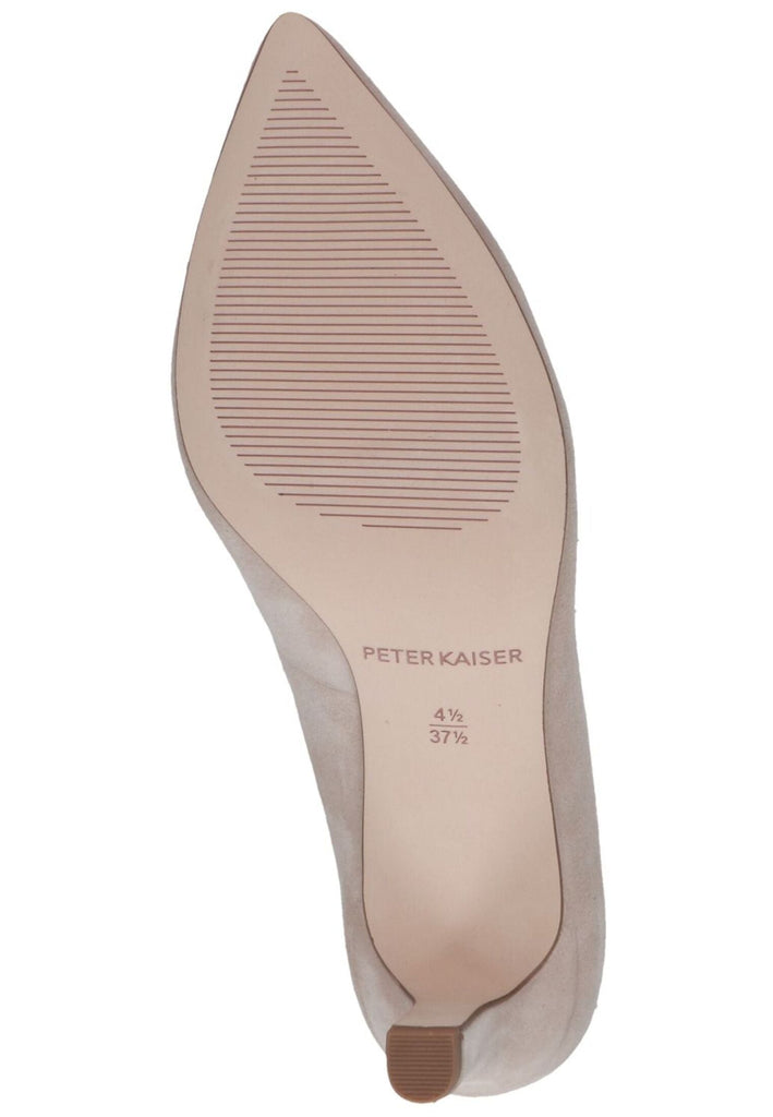 Peter Kaiser Pumps Veloursleder Sand