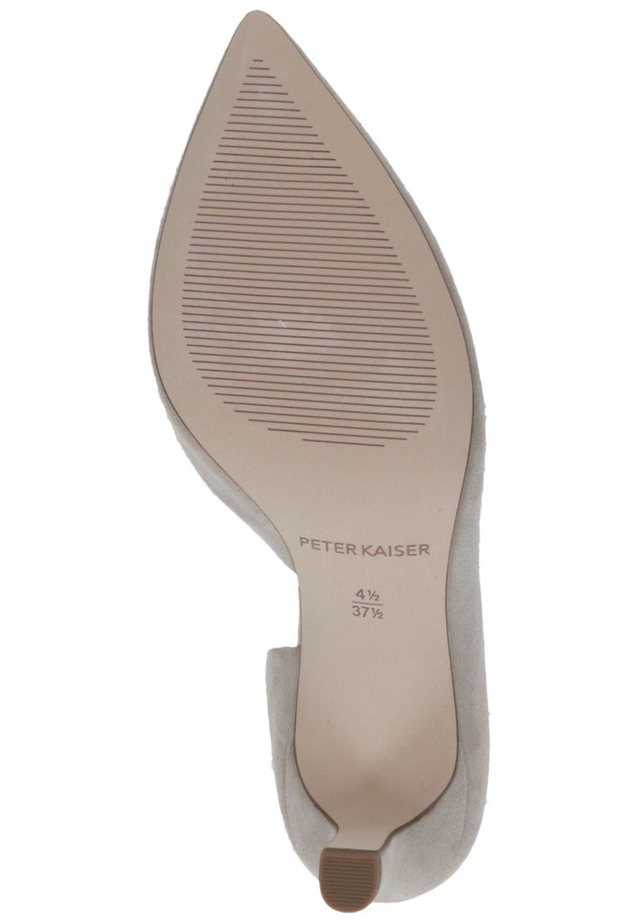 Peter Kaiser Pumps Veloursleder Sand