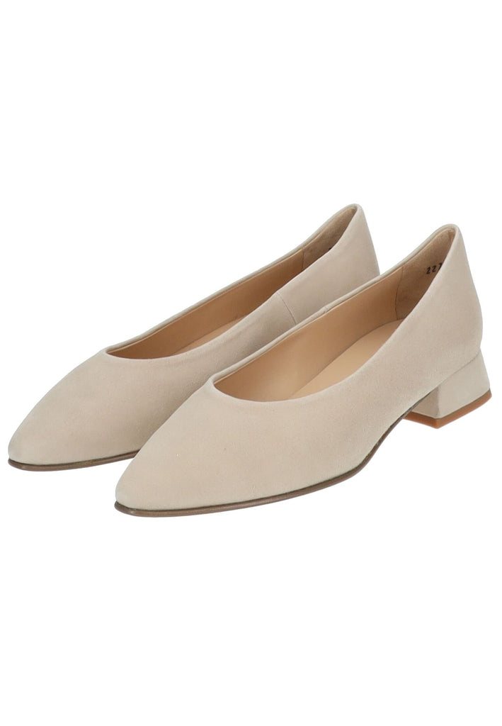 Peter Kaiser Pumps Veloursleder Sand