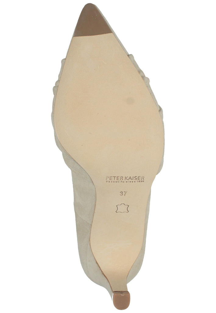 Peter Kaiser Pumps Veloursleder Sand