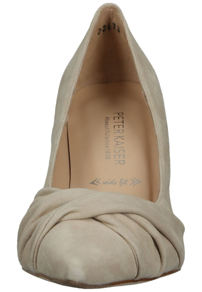 Peter Kaiser Pumps Veloursleder Sand