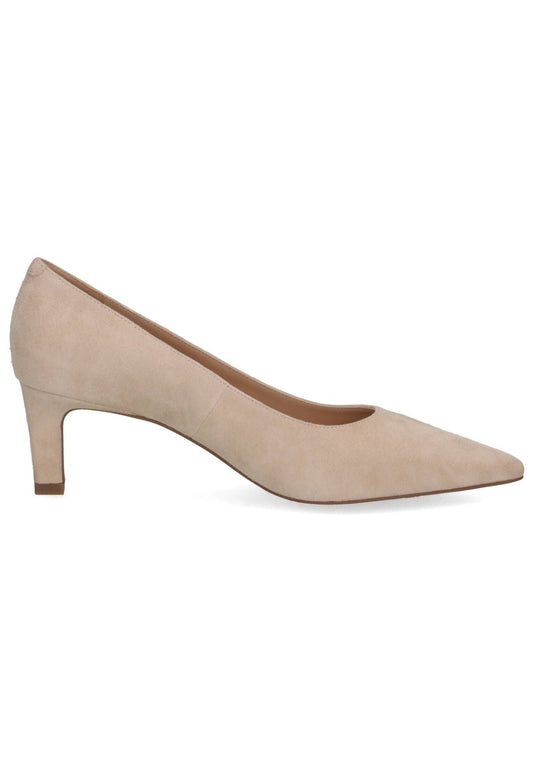 Peter Kaiser Pumps Veloursleder Sand