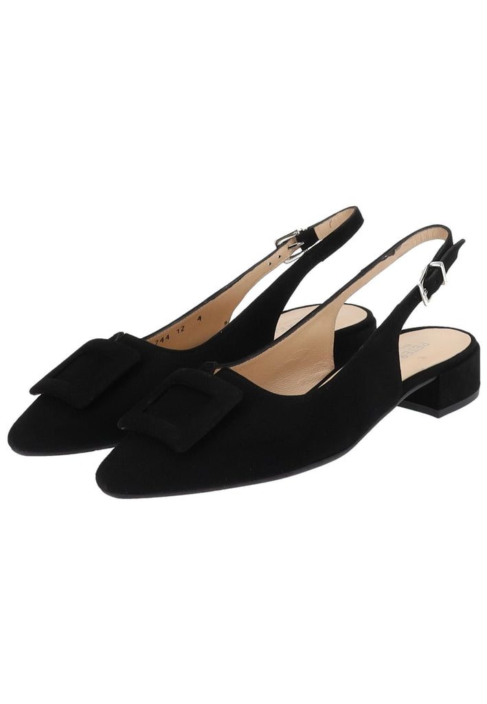 Peter Kaiser Pumps Veloursleder Schwarz
