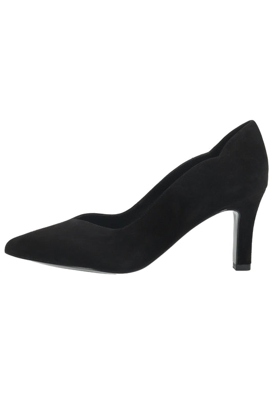 Peter Kaiser Pumps Veloursleder Schwarz