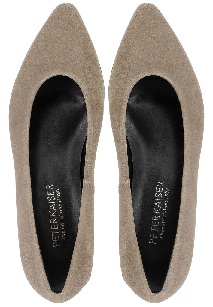 Peter Kaiser Pumps Veloursleder Taupe