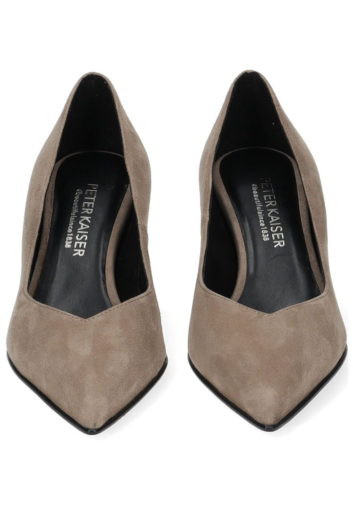 Peter Kaiser Pumps Veloursleder Taupe