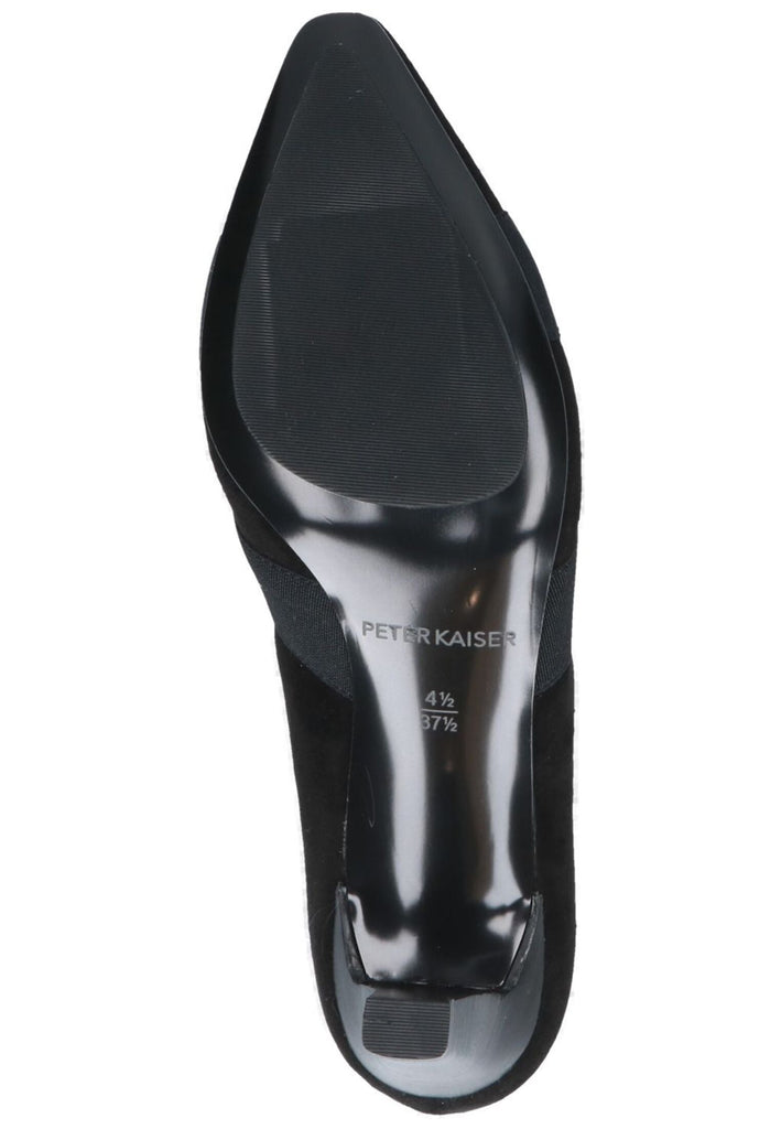 Peter Kaiser Pumps Veloursleder/Textil Schwarz