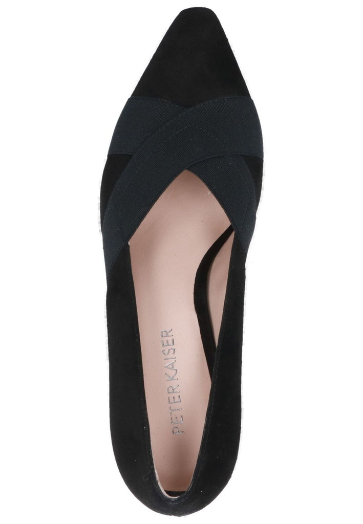 Peter Kaiser Pumps Veloursleder/Textil Schwarz