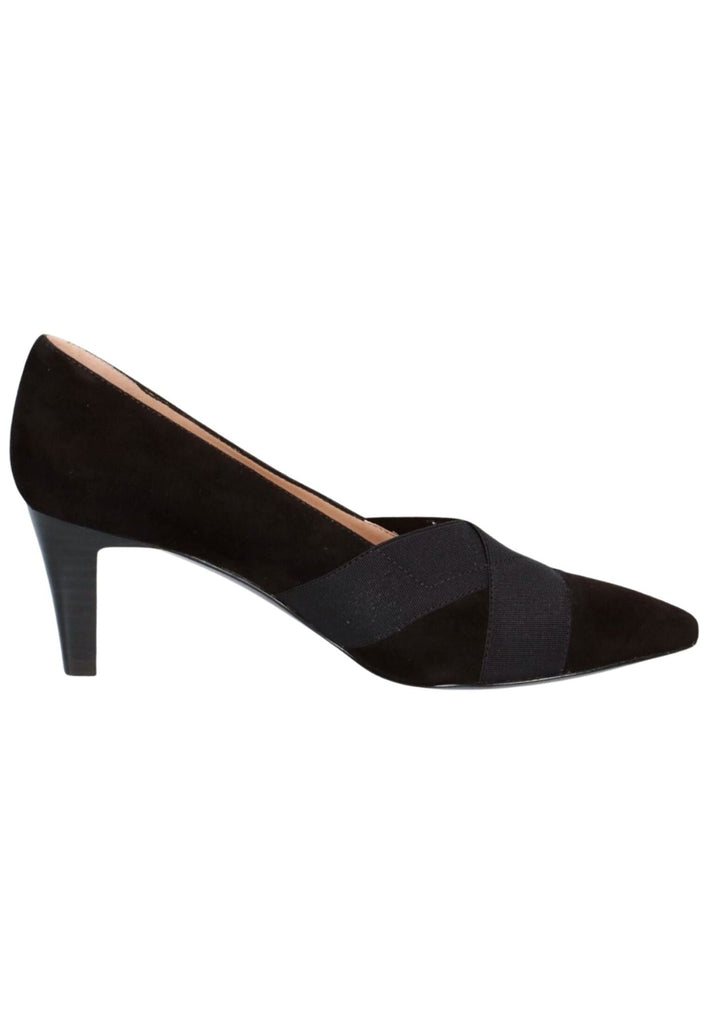 Peter Kaiser Pumps Veloursleder/Textil Schwarz