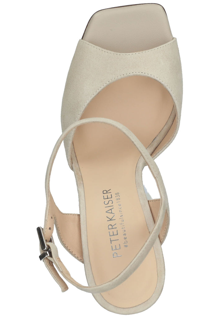 Peter Kaiser Sandalen Veloursleder Sand