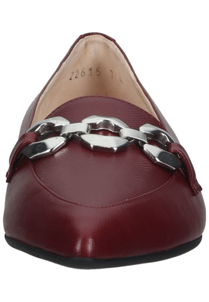 Peter Kaiser Slipper Leder Rubinrot