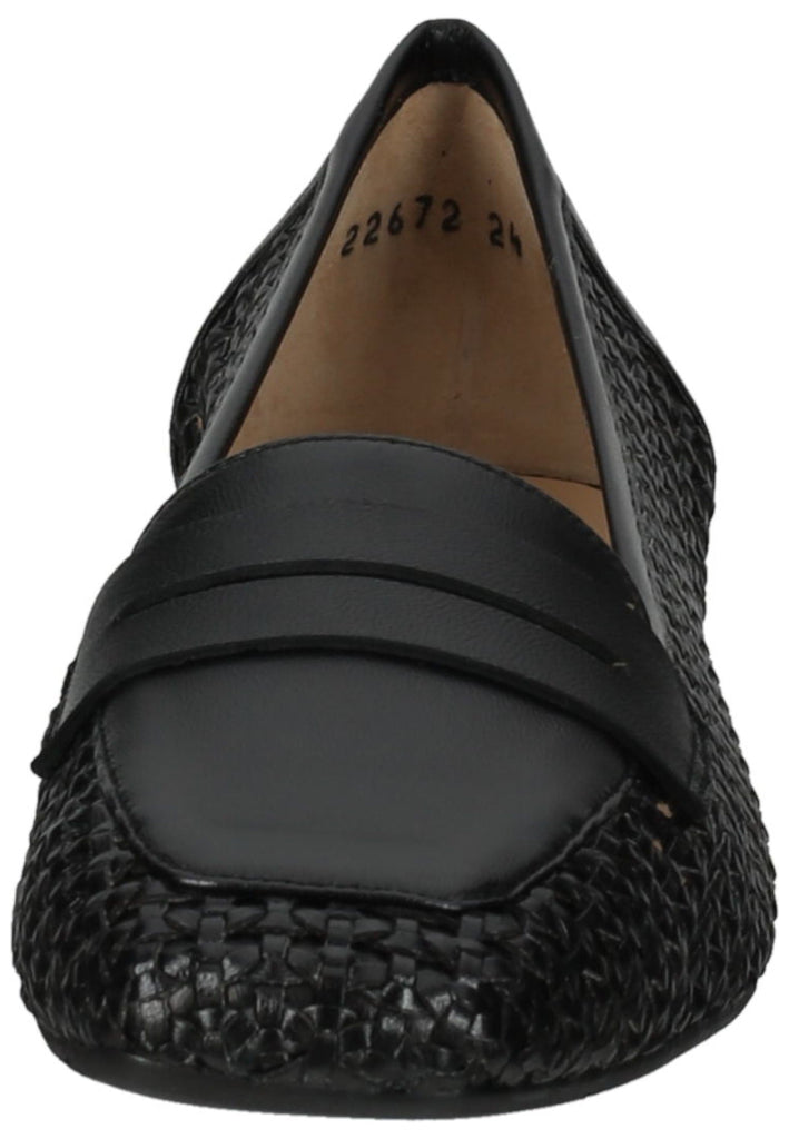 Peter Kaiser Slipper Leder Schwarz