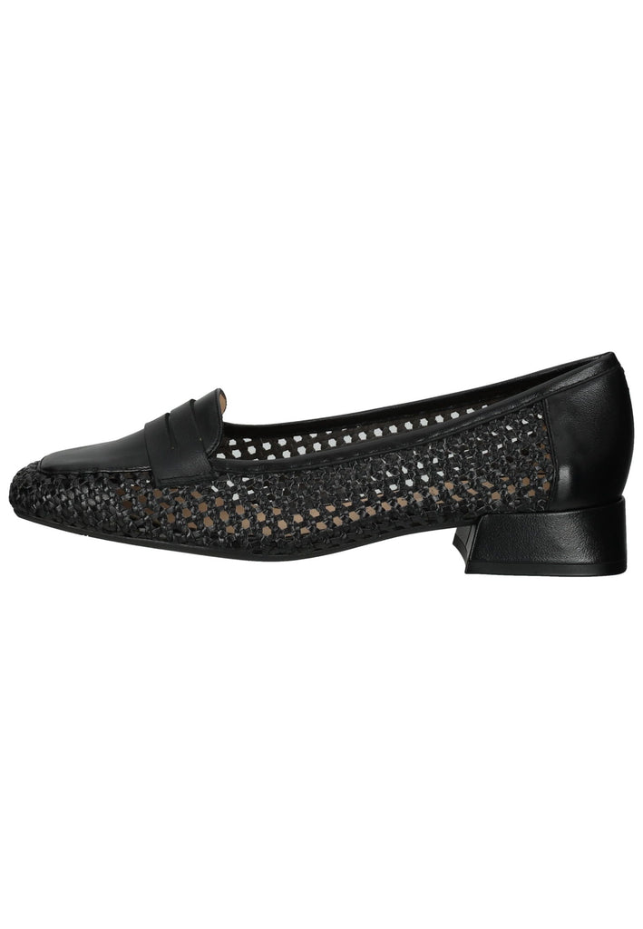 Peter Kaiser Slipper Leder Schwarz