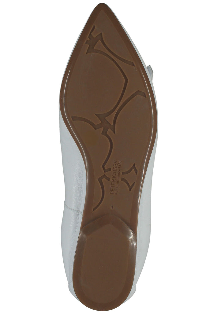 Peter Kaiser Slipper Leder Weiß