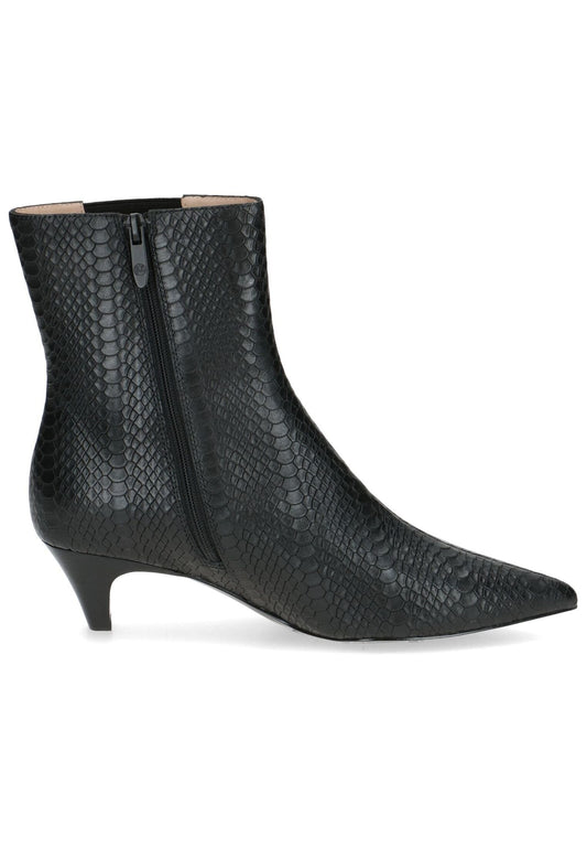 Peter Kaiser Stiefelette Leder/Textil Schwarz