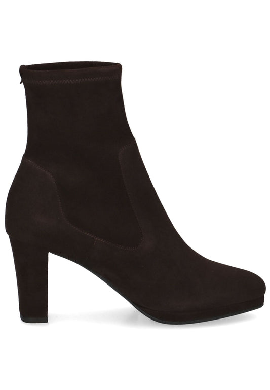 Peter Kaiser Stiefelette Veloursleder Dunkelbraun