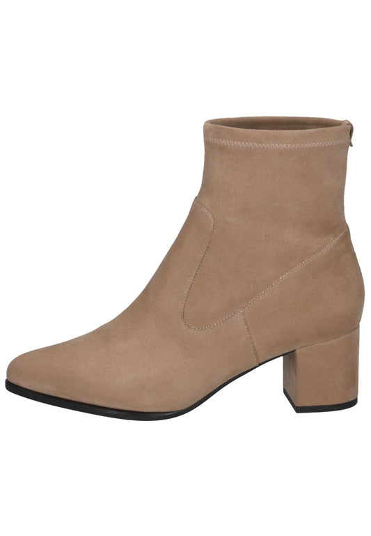 Peter Kaiser Stiefelette Veloursleder Hellbraun