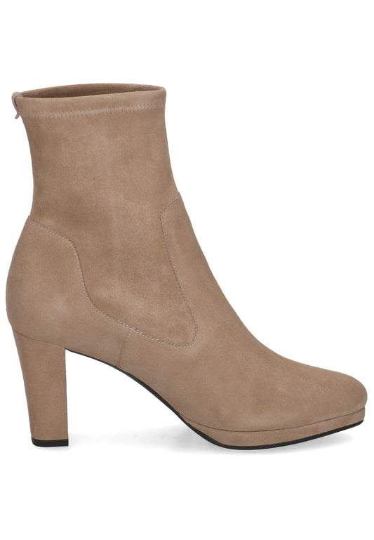 Peter Kaiser Stiefelette Veloursleder Hellbraun