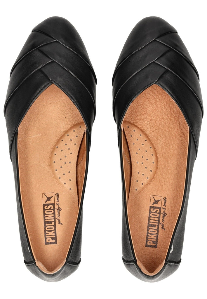 Pikolinos Ballerinas Leder Schwarz