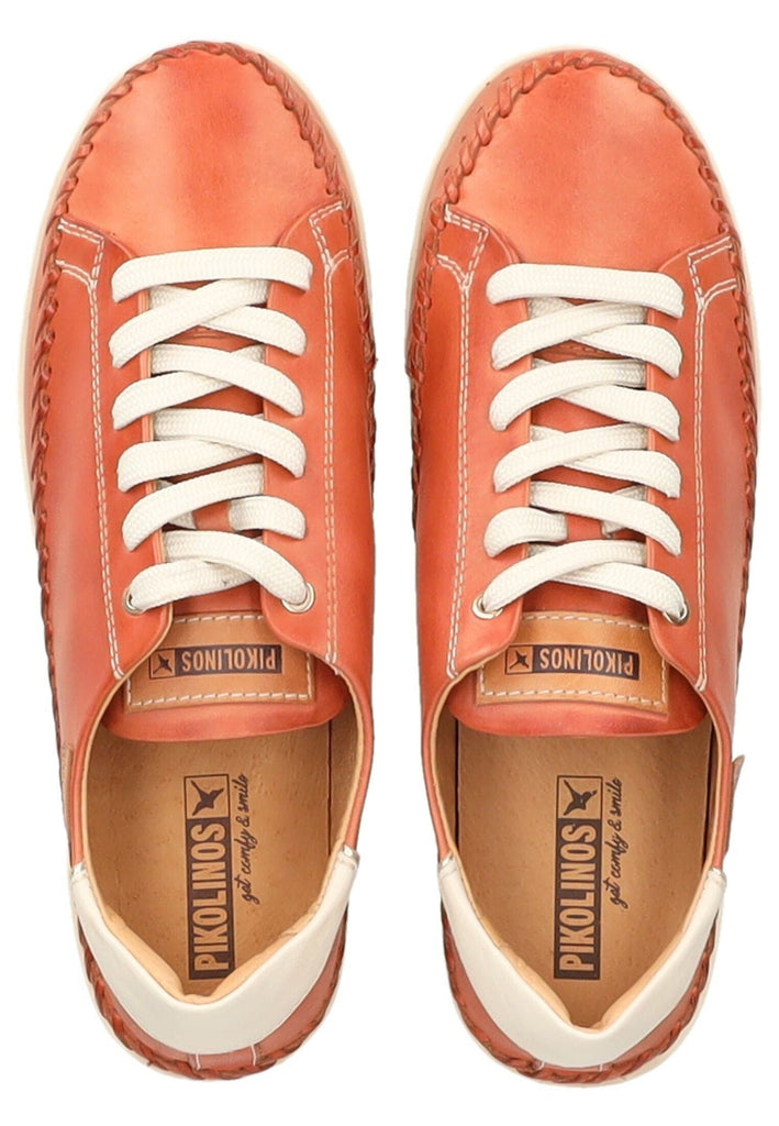 Pikolinos Halbschuhe Leder Rot Kombi