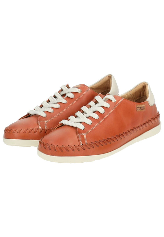 Pikolinos Halbschuhe Leder Rot Kombi