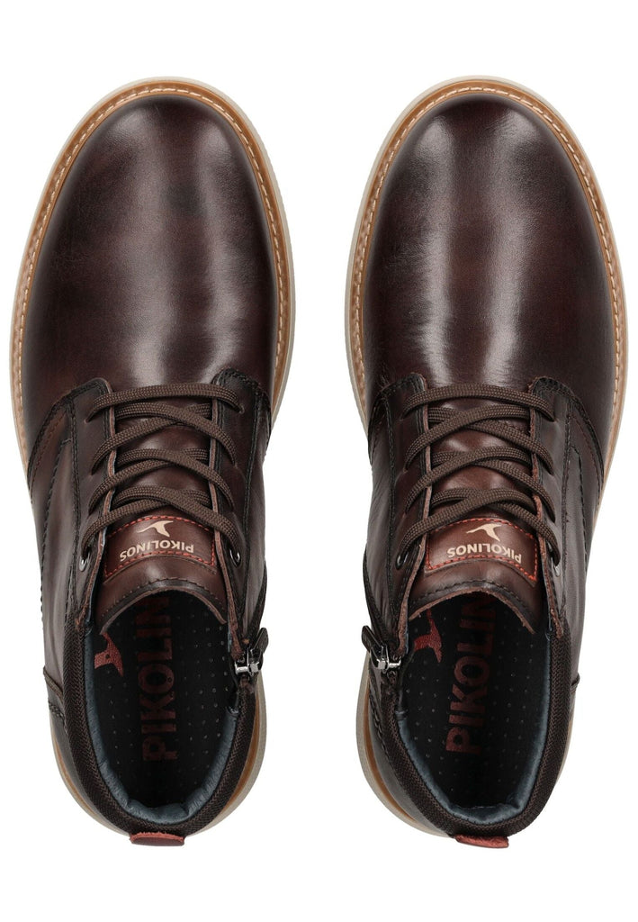 Pikolinos Halbschuhe Leder/Textil Dunkelbraun