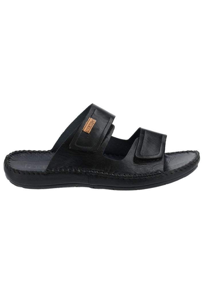 Pikolinos Pantoletten Leder Schwarz