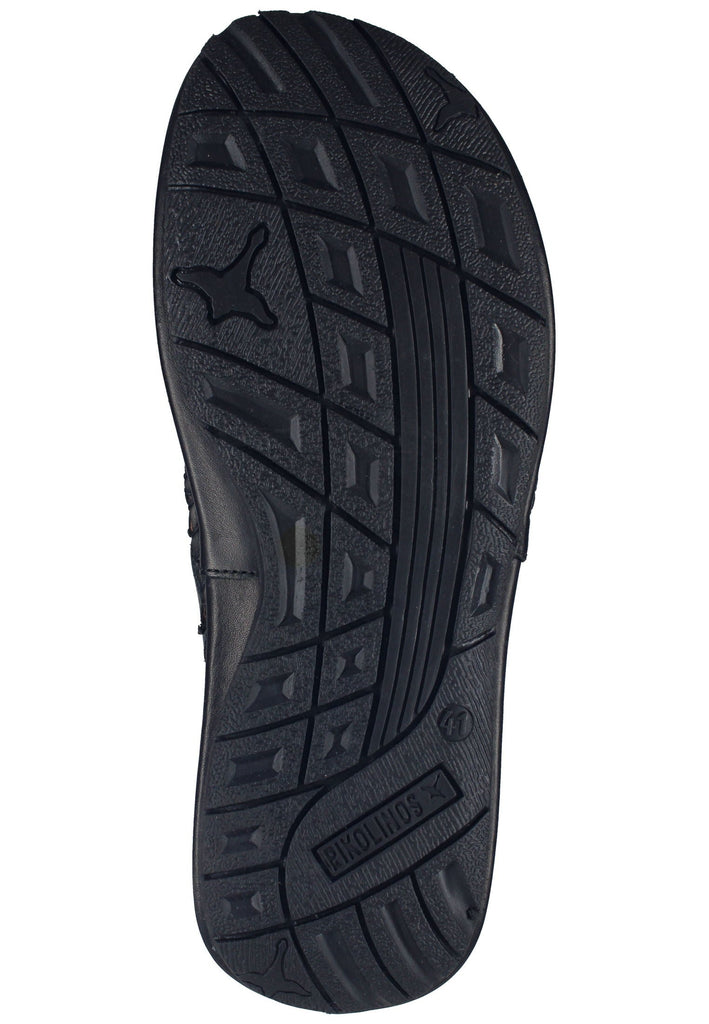 Pikolinos Pantoletten Leder Schwarz