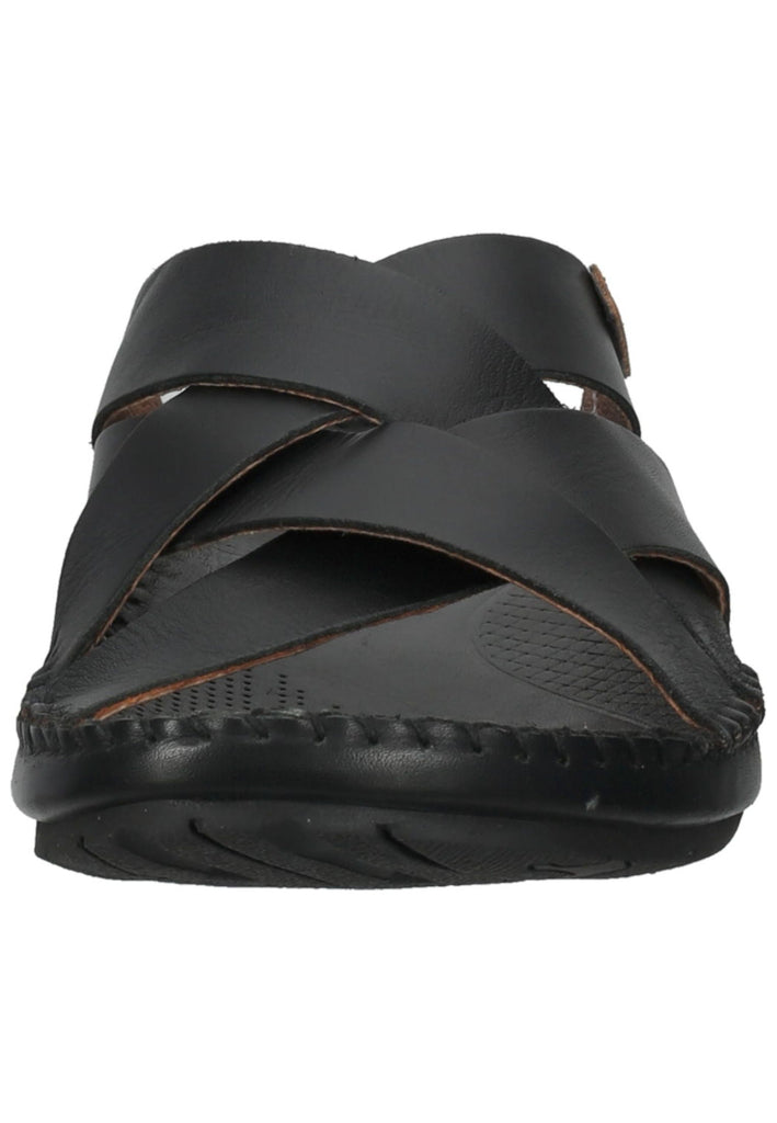 Pikolinos Pantoletten Leder Schwarz