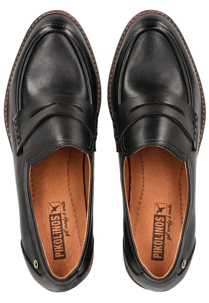 Pikolinos Pumps Leder Schwarz Kombi